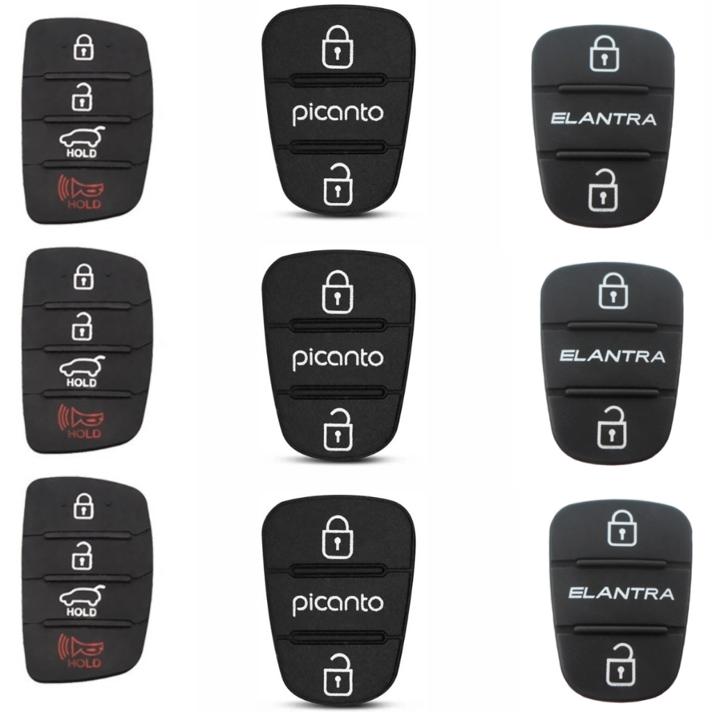 Kit 9 Capas Telecomando Frontal Chave I30 Hb20 Elantra