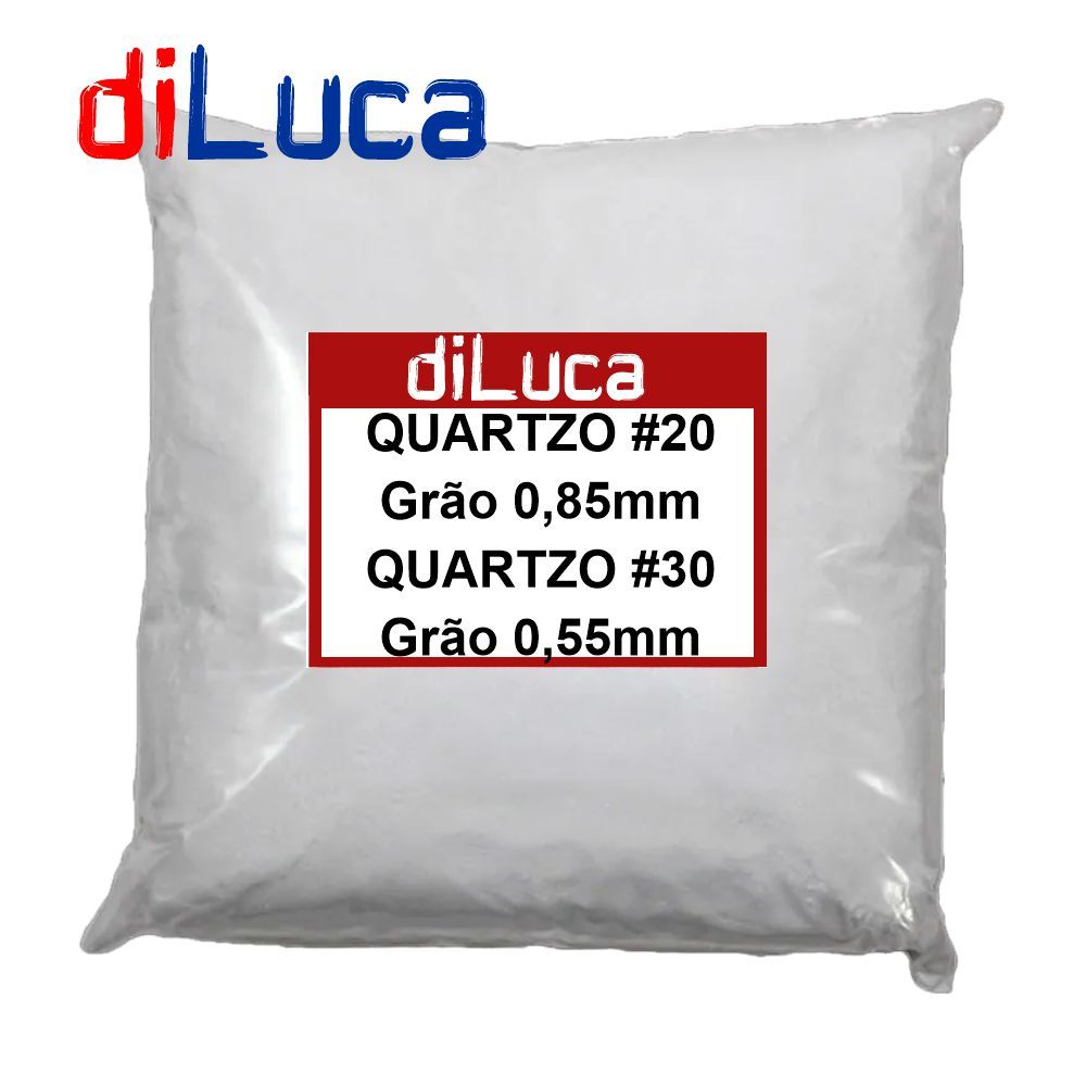 Quartzo em pó - Malha 20 e 30 - Dióxido de Silício (500gr cada)