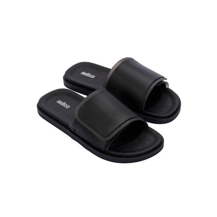 Chinelo Melissa Brave Ad Slide Feminina Moda Velcro Leve Macia Casual Original Promoção
