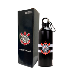 Garrafa Alumínio Com Prendedor 500ml - Corinthians em Oferta na Shopee