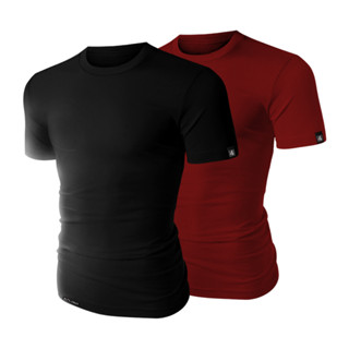Kit 2 Camisa Básica Camiseta Lisa Premium Varias Cores em Oferta na Shopee