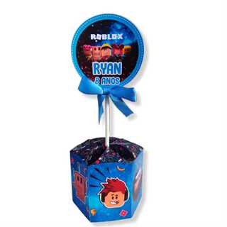10 Unidades Centro de Mesa Roblox Personalizado- ENFEITE FESTA ANIVERSÁRIO INFANTIL em Oferta na Shopee