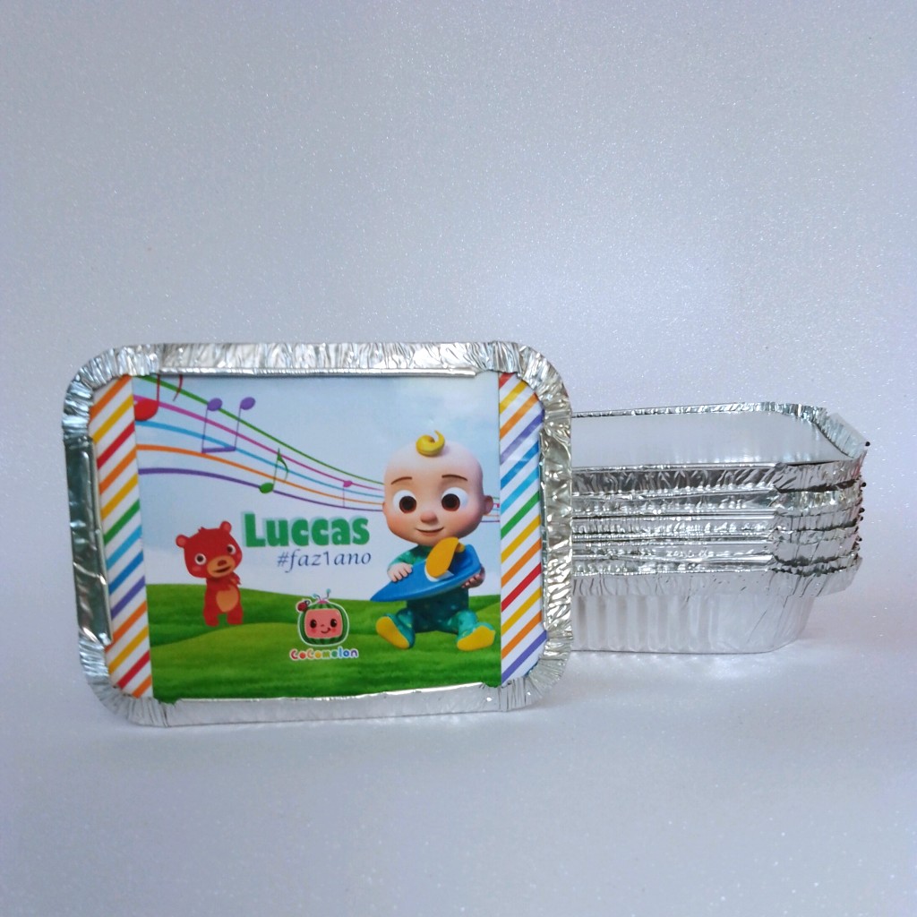 Marmitinha Personalizada 220 ml Cocomelon/ Lembrancinha de Festa Infantil/Aniversário