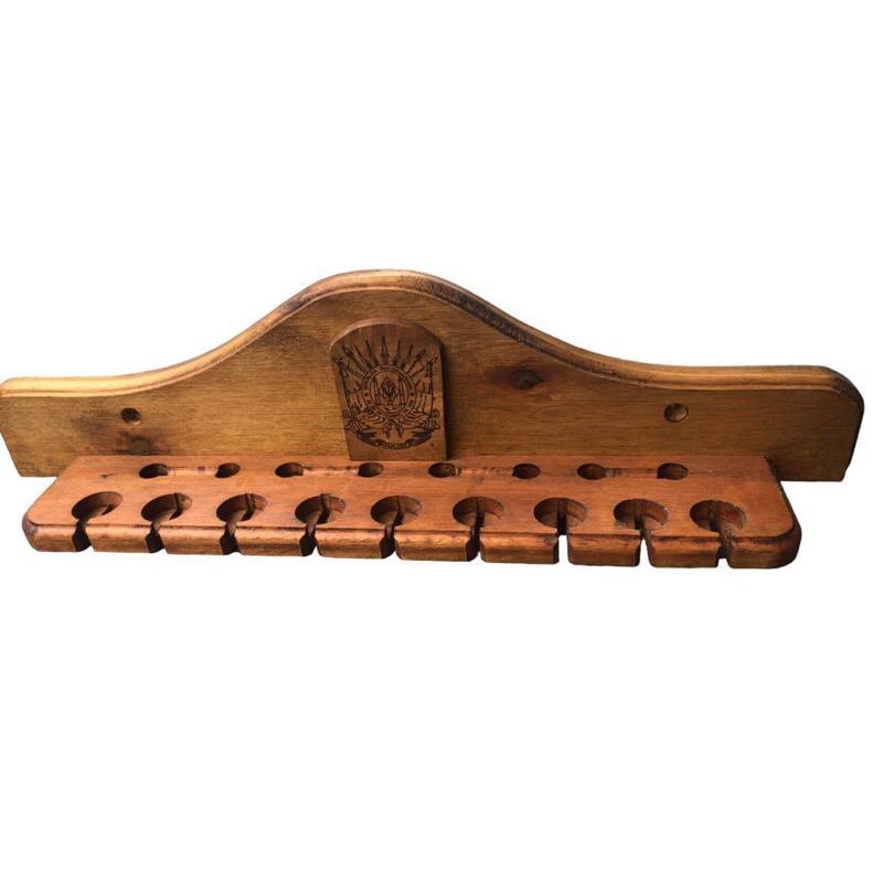 suporte para espeto de parede p/ 13 espetos