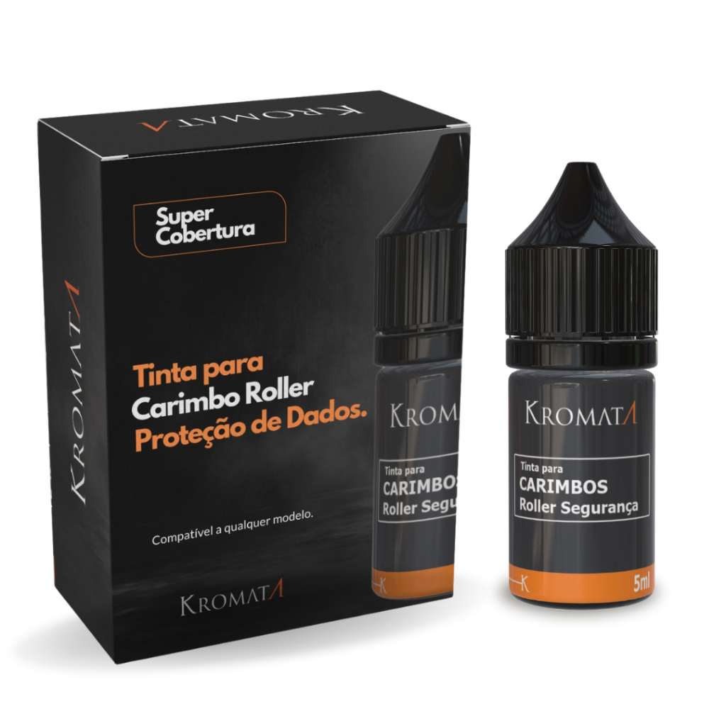 Tinta Para Carimbos Roller Proteção De Dados E Segurança kromata