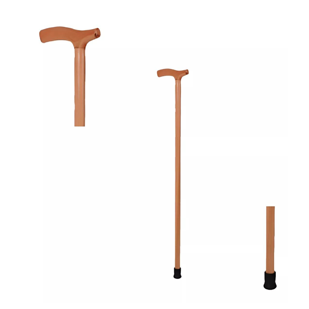 Bastão Ortopédico Bengala De Madeira Natural Tradicional T74 em Oferta na Shopee