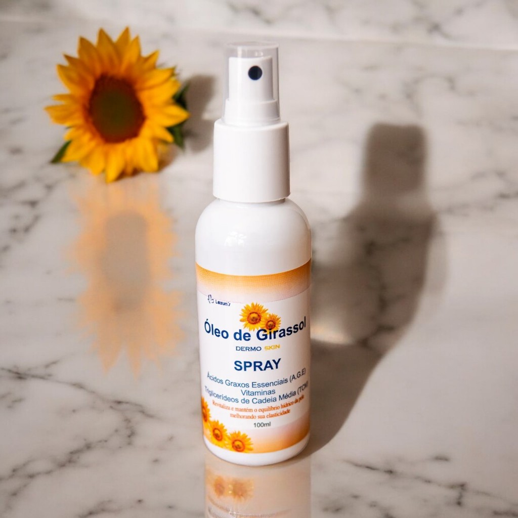 Óleo de Girassol 100ml Spray Cicatrizante (AGE) em Oferta na Shopee
