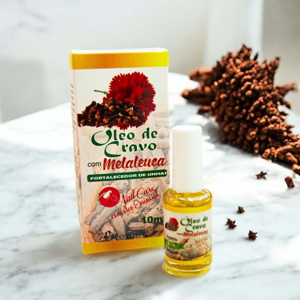 Fortalecedor de Unhas Óleo de Cravo com Melaleuca 10ml Esmalte Sem Formol 100% Natural em Oferta na Shopee