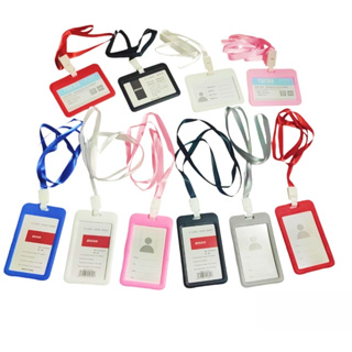 Porta Crachá 1 Cordão + 1uni Suporte para Cartão Bilhete Unico empresas em Oferta na Shopee