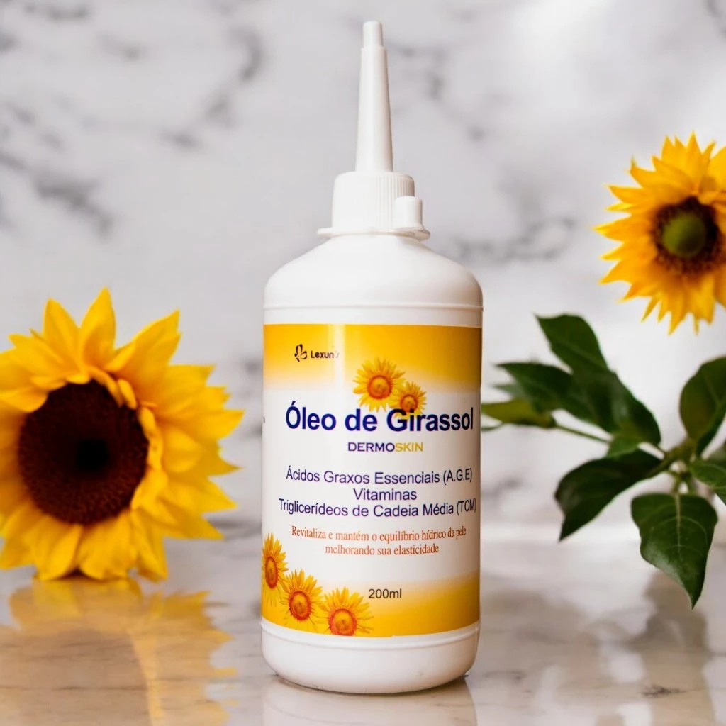 Óleo de Girassol Cicatrizante 200ml (AGE) - Lexun's — imagem 1
