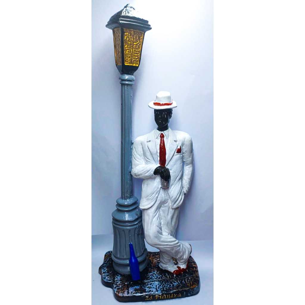 Zé Pelintra 32cm Resina Orixá Imagem Umbanda Candomblé ZB 32 em Oferta na Shopee