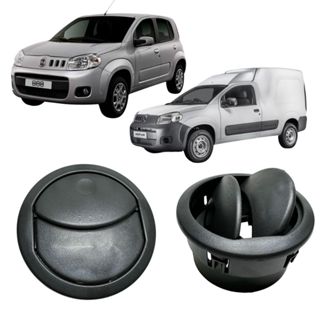 Tela Difusor de Ar Lateral UNO VIVACE 2010 até 2014 e FIORINO 2014 até 2020 - GRAFITE em Oferta na Shopee