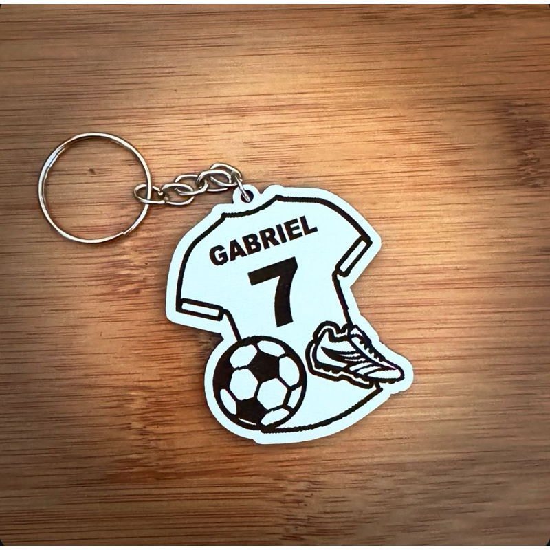 Kit de Chaveiros Futebol Aniversários Brinde Aniversário Infantil em MDF
