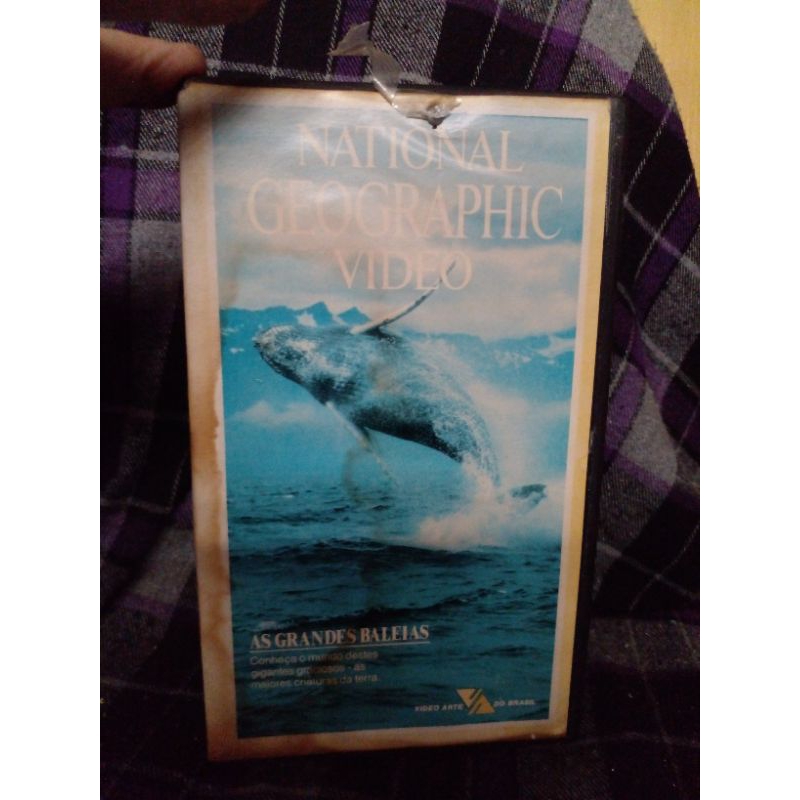 VHS National Geographic As Grandes Baleias
