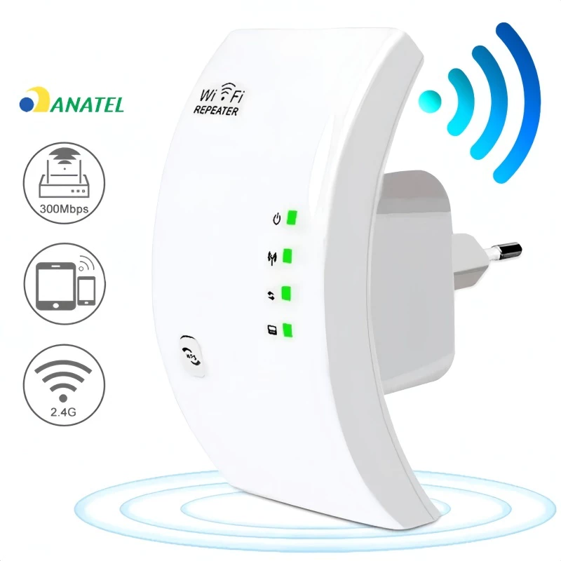 Repetidor wireless amplificador de sinal Expansor Rede wifi