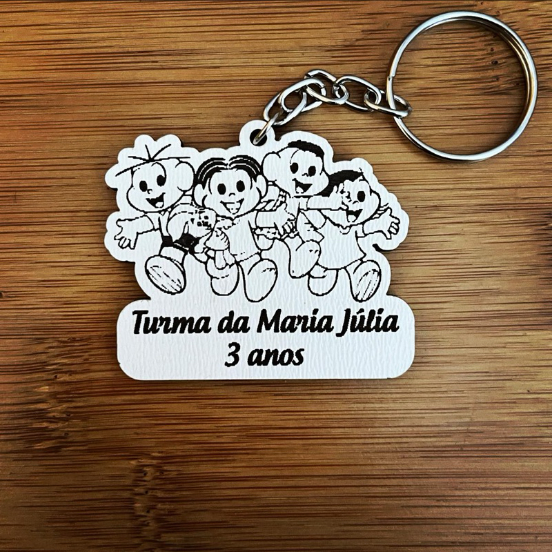 Kit de Chaveiros Turma Monica Aniversario Brinde Aniversário Infantil em MDF