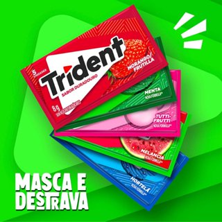 Kit Trident Todos os Sabores 21 Unidades em Oferta na Shopee