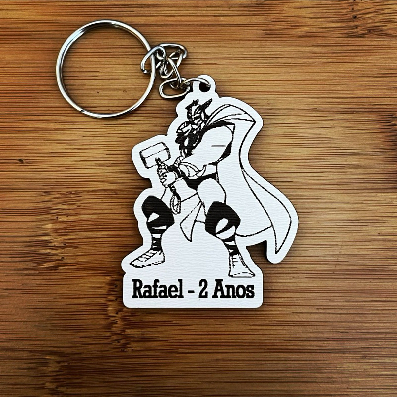 Kit de Chaveiros Thor Aniversario Brinde Aniversário Infantil em MDF