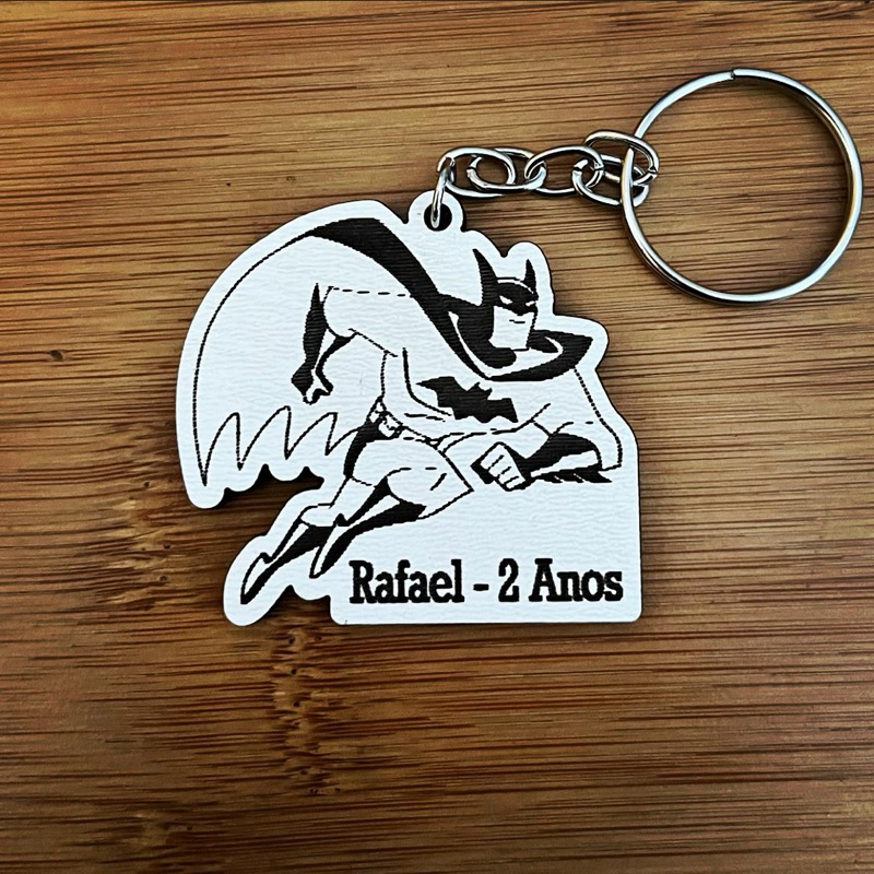Kit de Chaveiros Batman Aniversario Brinde Aniversário Infantil em MDF