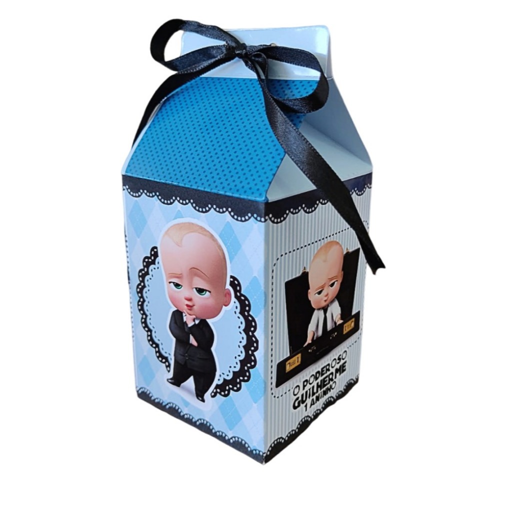 10 Caixinhas Milk O poderoso chefinho Personalizada - Fazemos vários temas