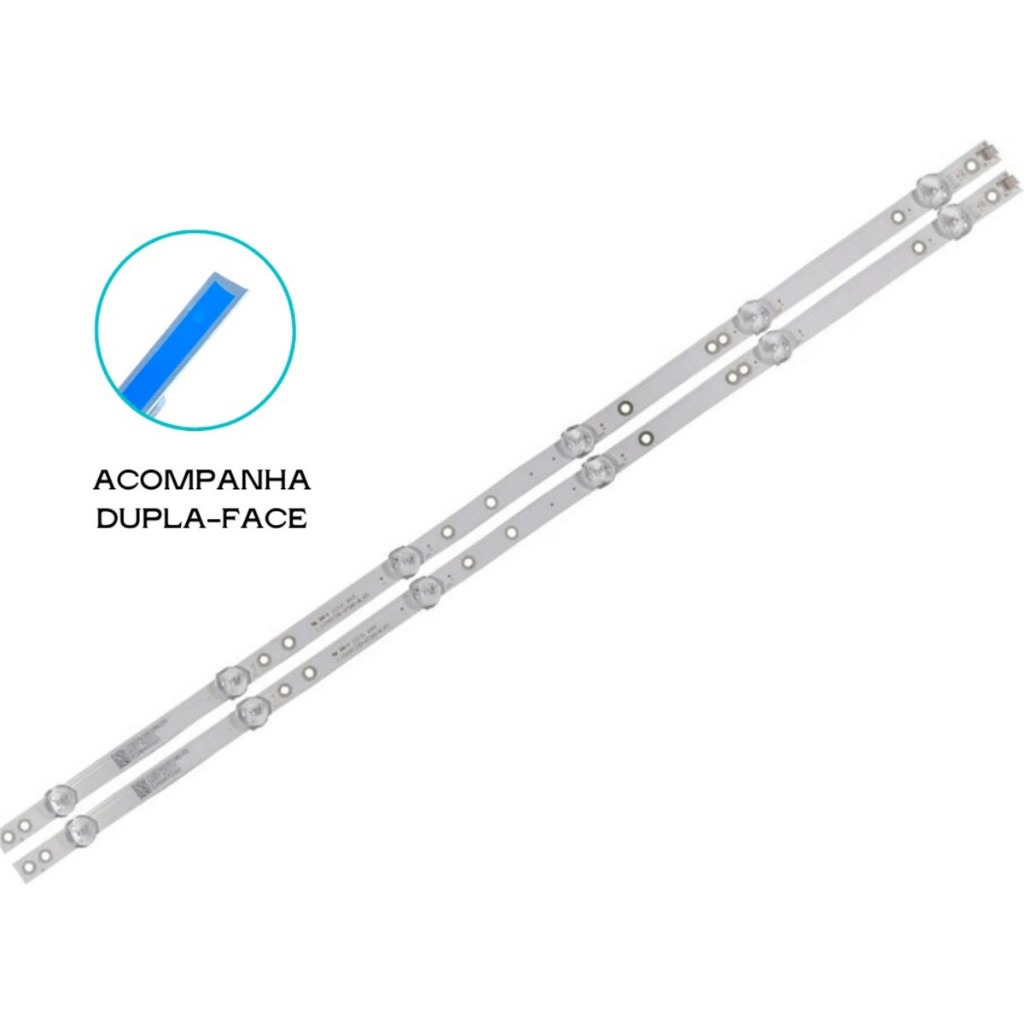 Kit 2 Barras de  led para  TV PHILIPS 32PHG5813 /78 32PHG5813