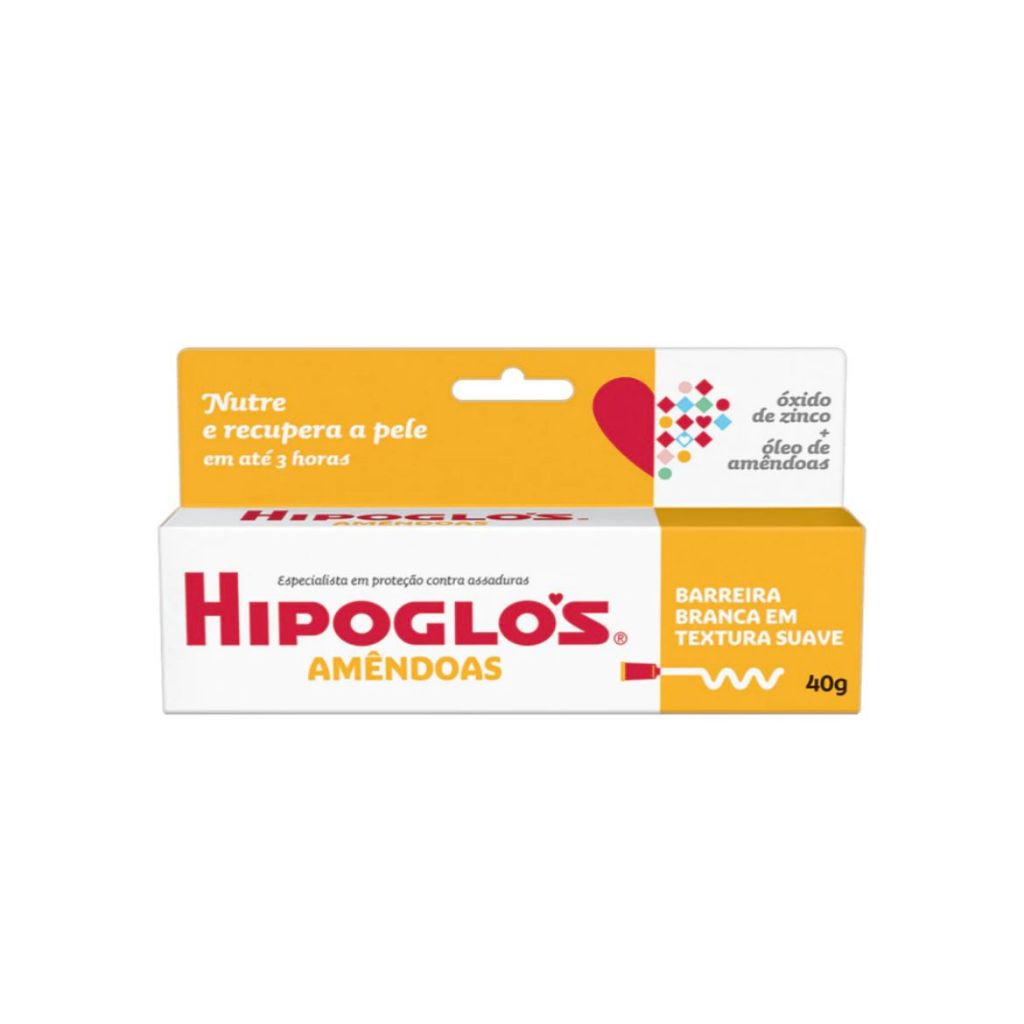 Creme Preventivo Contra Assaduras Hipoglós Amêndoas 40g — imagem 2 de 2