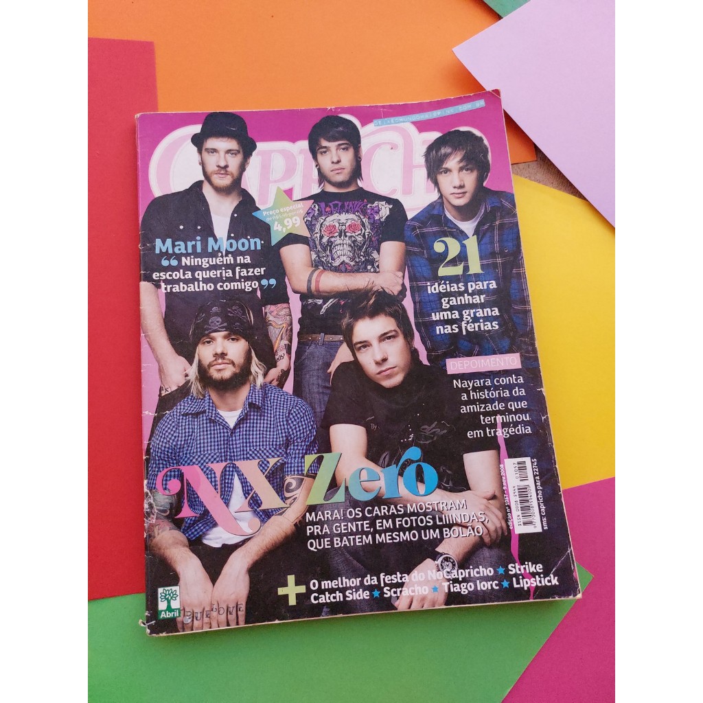 Revista Capricho NX Zero