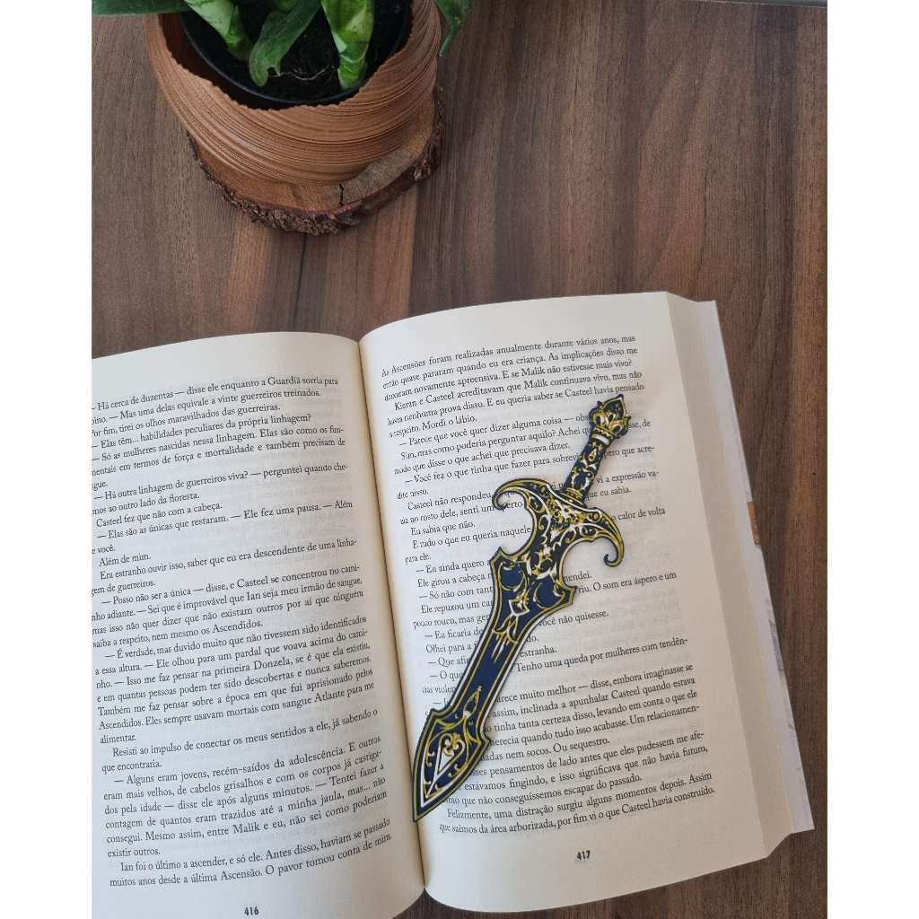 Marcador de Página - Adaga Medieval |  Fantasia Criativa | Vieco 3D