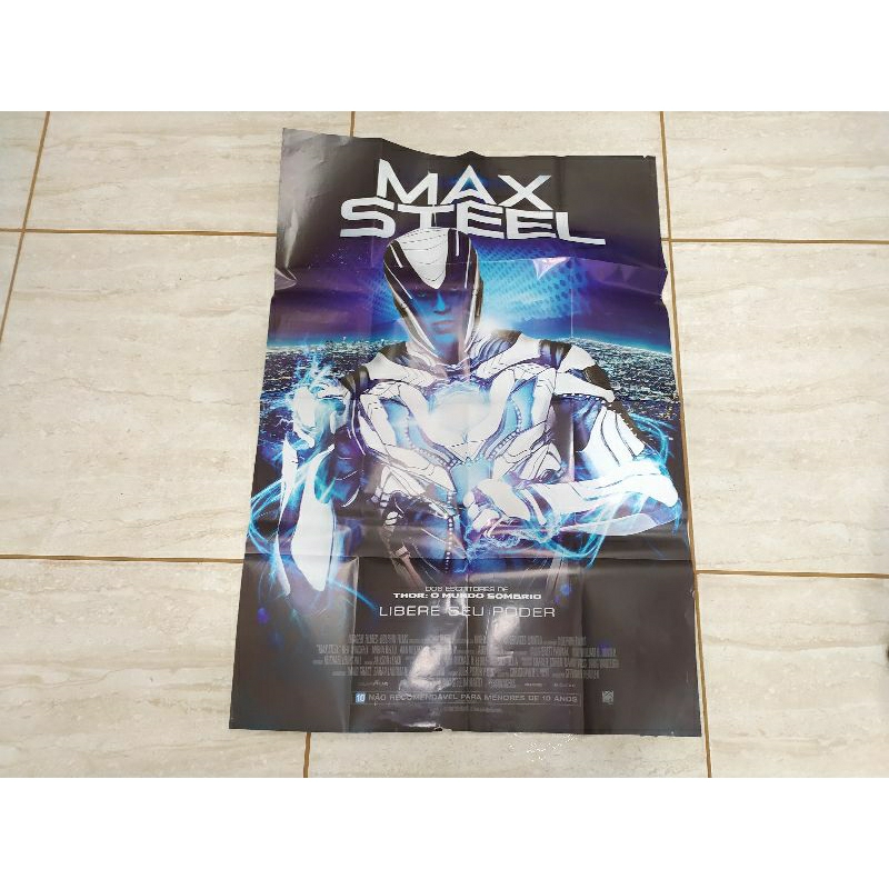 Poster do Filme: Max Steel (de locadora só poster sem dvd) usado original