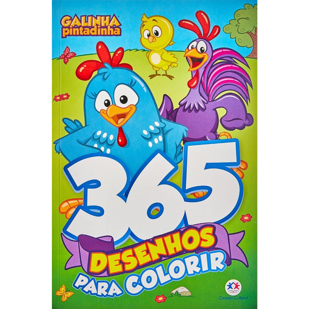 GALINHA PINTADINHA  LACRADO 365 DESENHOS PARA COLORIR CRIANÇAS  INFANTIL DESENHOS PINTAR COLORIR