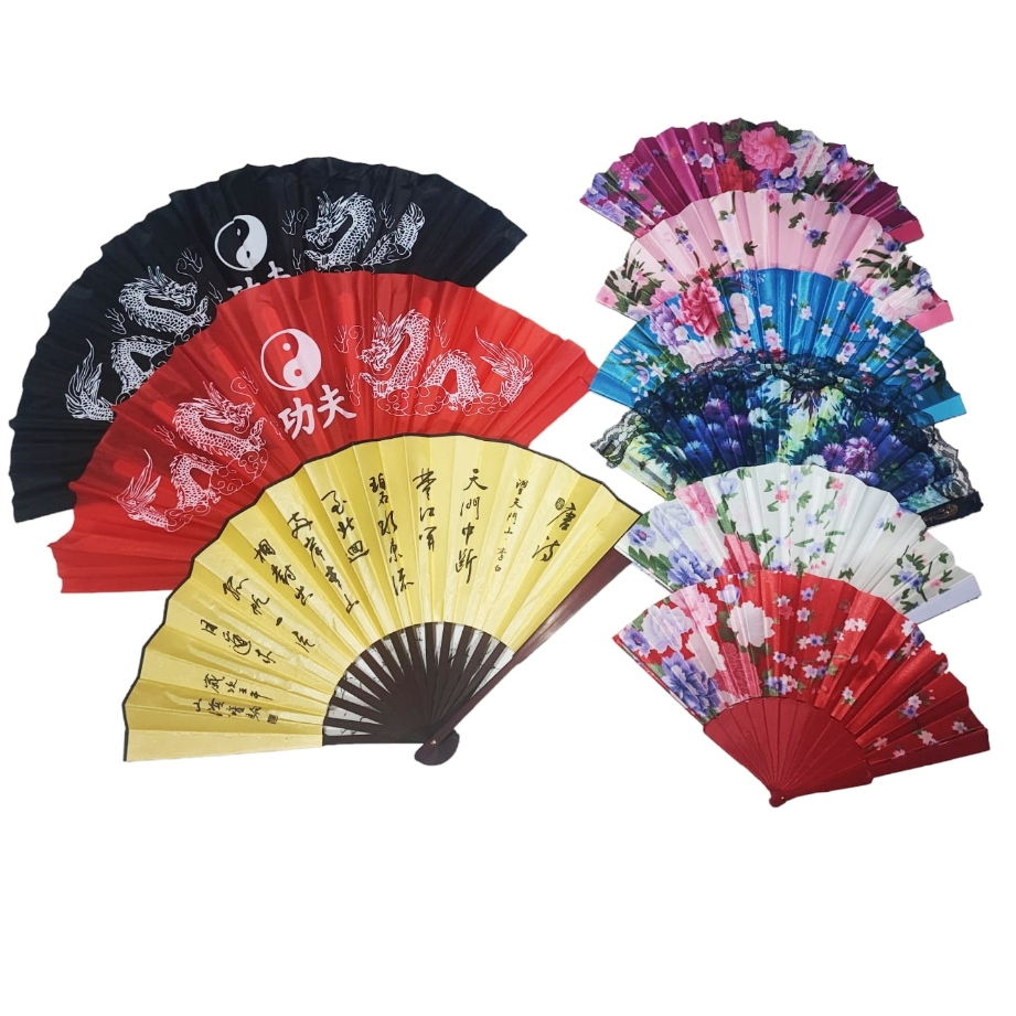 Leque Espanhol Dança Luxo Calor Unica Face