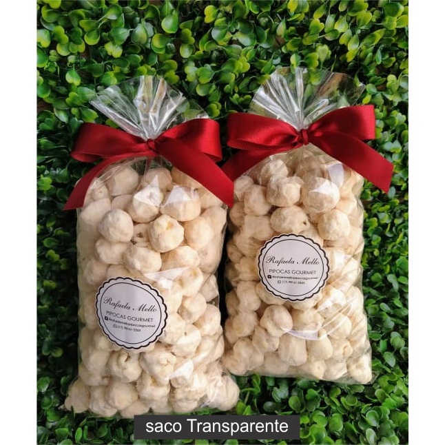 Embalagem Saquinho Para Pipoca Gourmet Brownie Alfajor Suspiro Pão de mel Doces Vários Tamanhos Pp em Oferta na Shopee