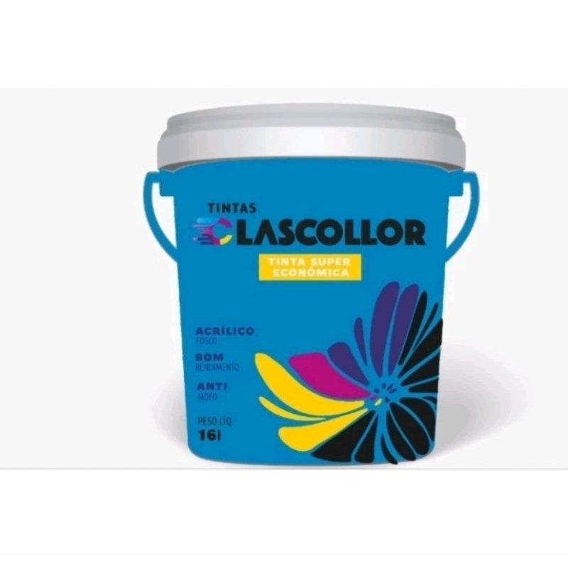 Tinta acrilica Economica Parede Nova antimofo 3.6l clascollor