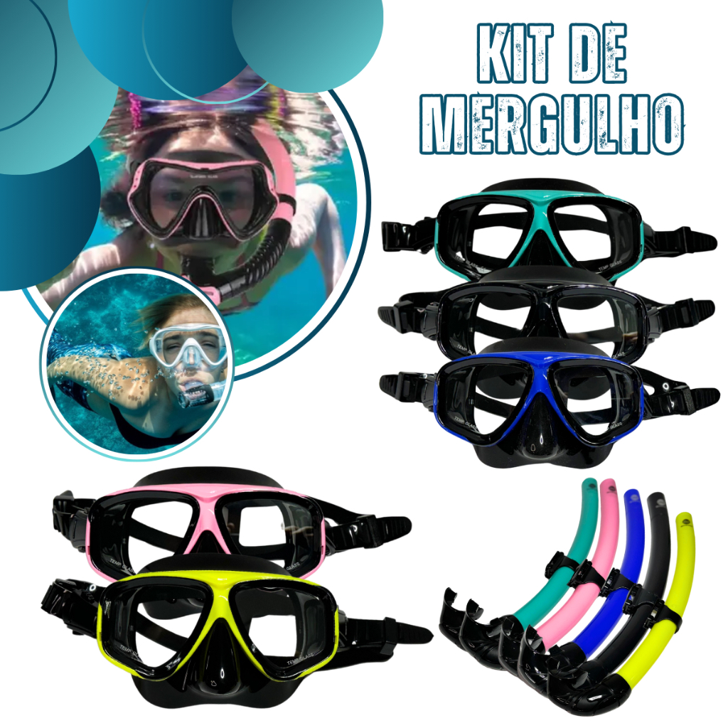 Kit Mergulho Snorkel: Onde Comprar | BuscaProdutos