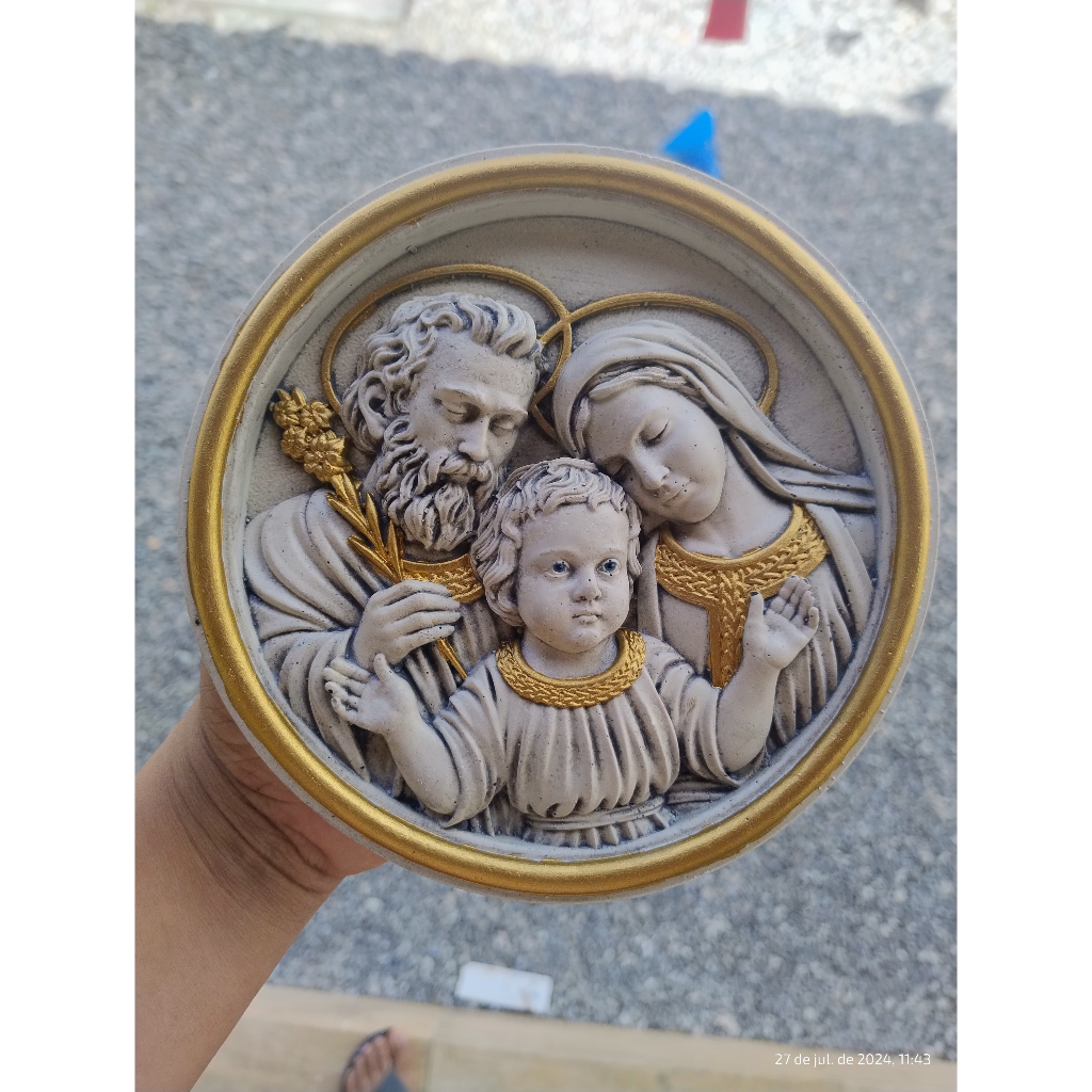 Arte Sacra em RESINA - Sagrada Família / São Miguel Arcanjo / Nossa Senhora de Fátima / Outros
