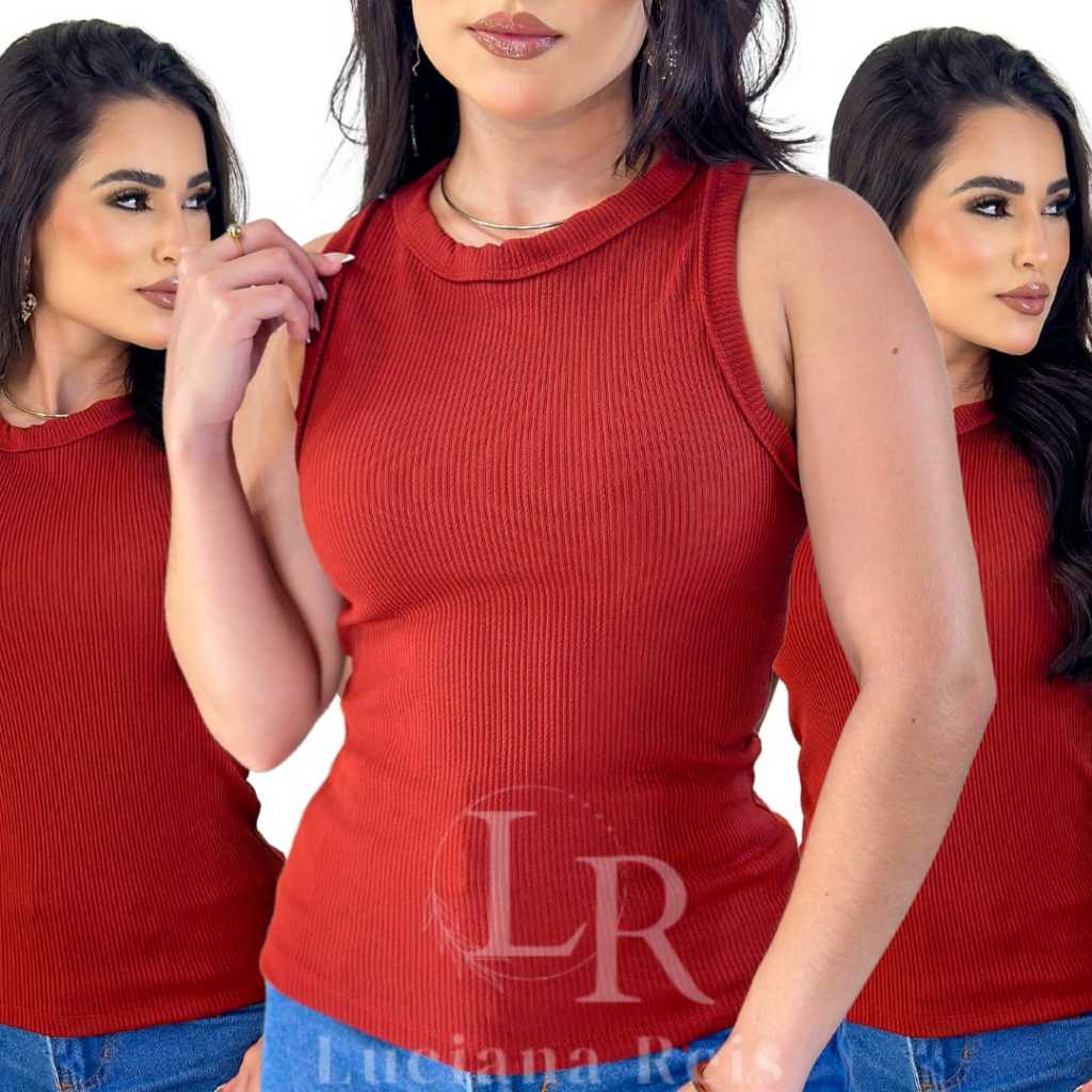 Regata Comprida Basica Blusa Feminina em Oferta na Shopee