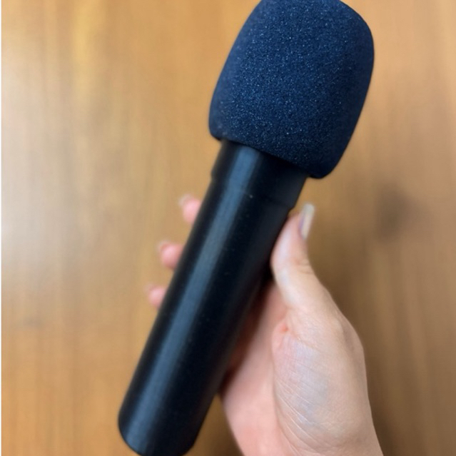 Bastão Tradicional Microfone suporte para Lapela, entrevista, blog, notícias
