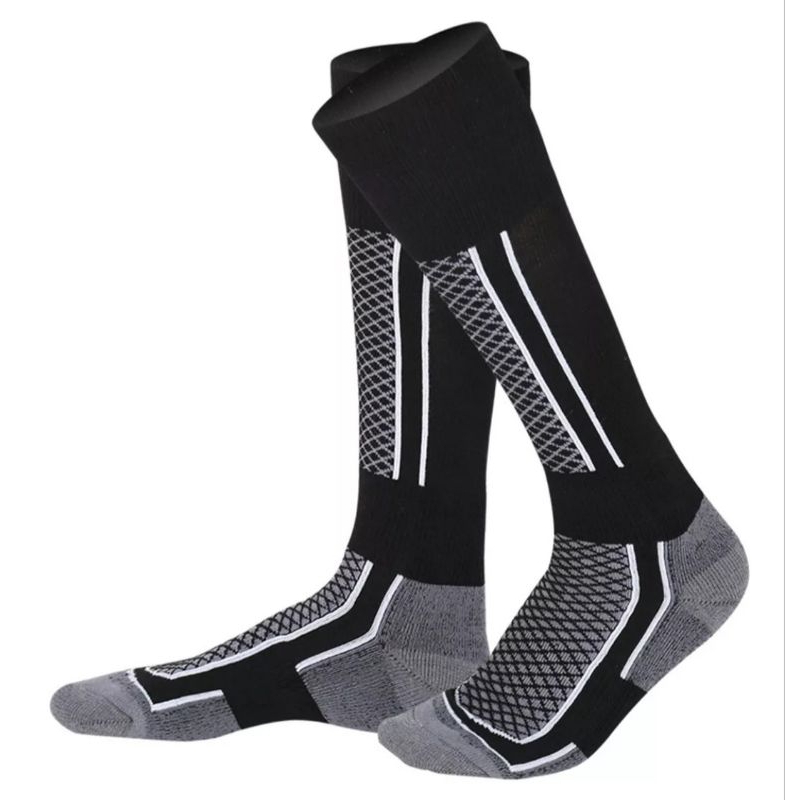 2 / 4 pares Meia Térmica  34 a 44 Lã Ski esqui Neve snowboard caminhada longa grossa Algodão frio neve atoalhada