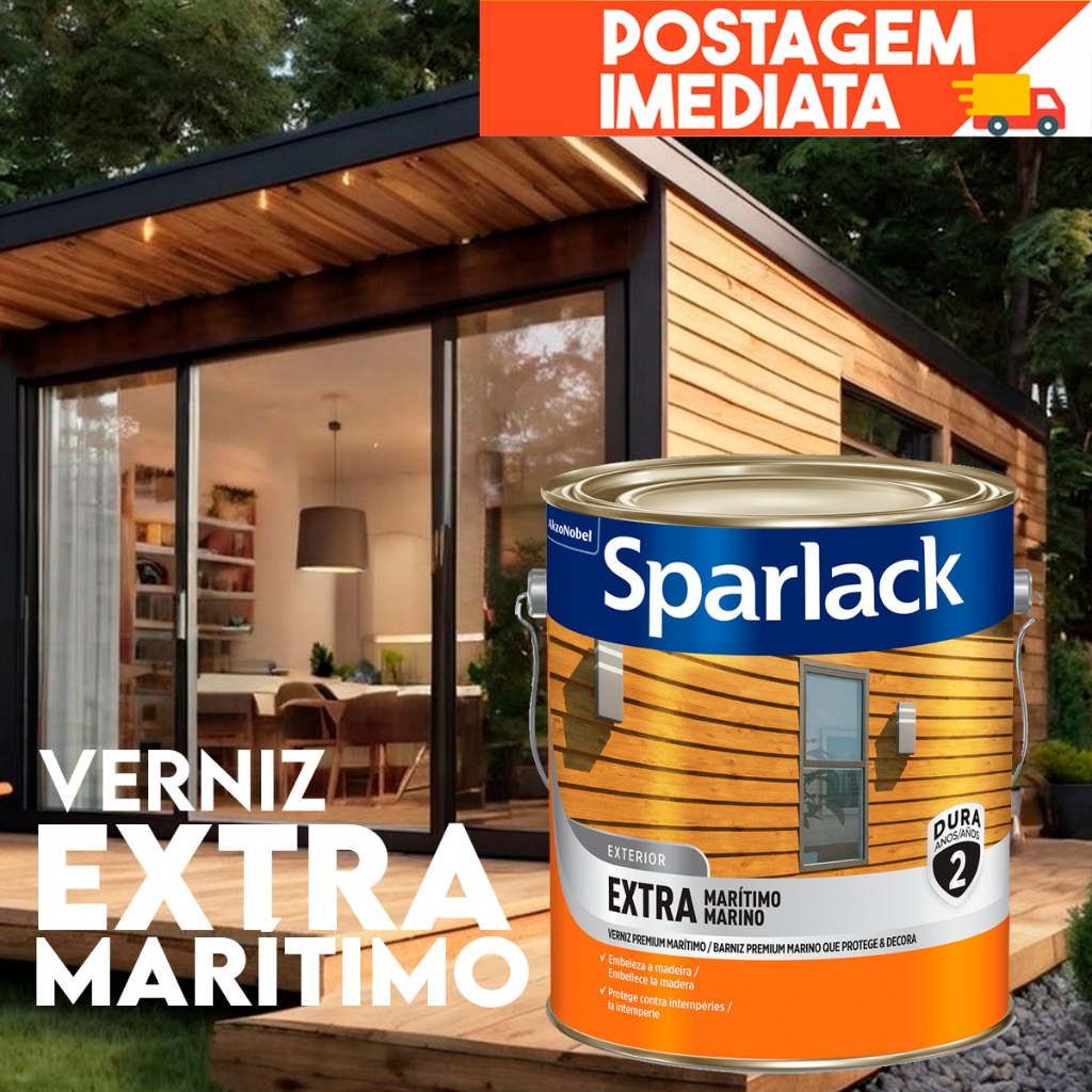 Extra Marítimo Alto Rendimento P/ Madeira Sparlack 3,6 Lts