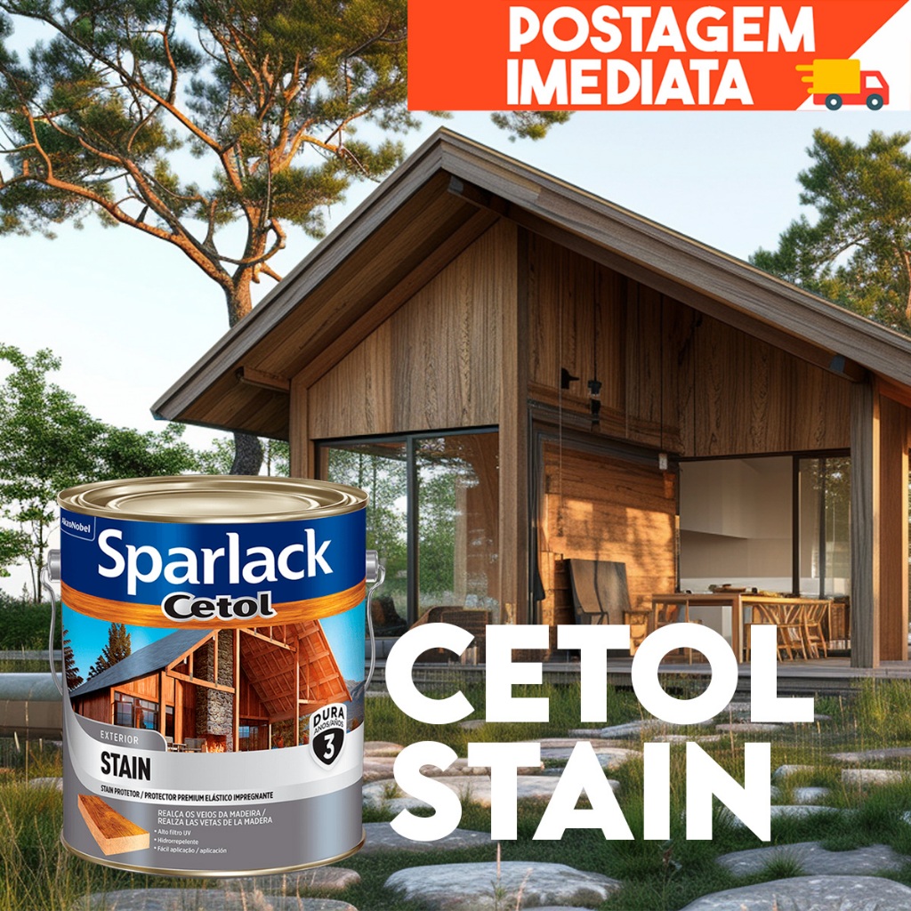 Sparlack Cetol Stain Exterior Interior 3,6 Litros - Cores