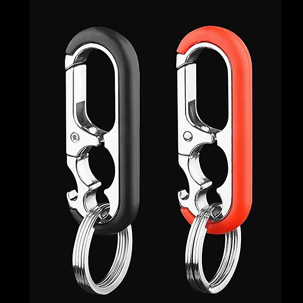 Kit 2 Chaveiro Mosquetão Modelo 8039 Luxo