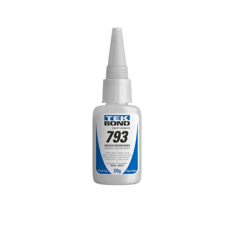 Cola Instantânea Tek Bond 793 20g Manicure Cola Unha Oferta