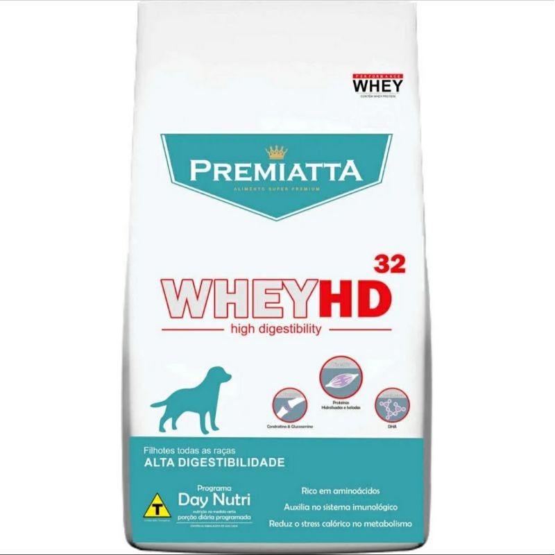 Ração Premiatta Whey Hd 3Kg Para Cães Filhotes De Raças Pequenas Pacote Lágrima Ácida em Oferta na Shopee
