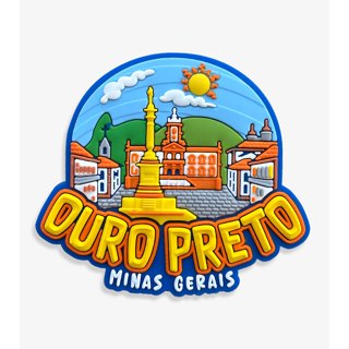 Ímã de Ouro Preto – Ímã de Geladeira Emborrachado em Oferta na Shopee