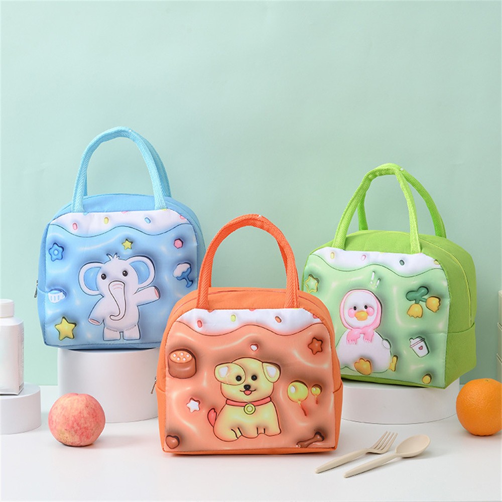 Lancheira infantil de desenho animado portátil lancheira portátil bolsa de isolamento à prova