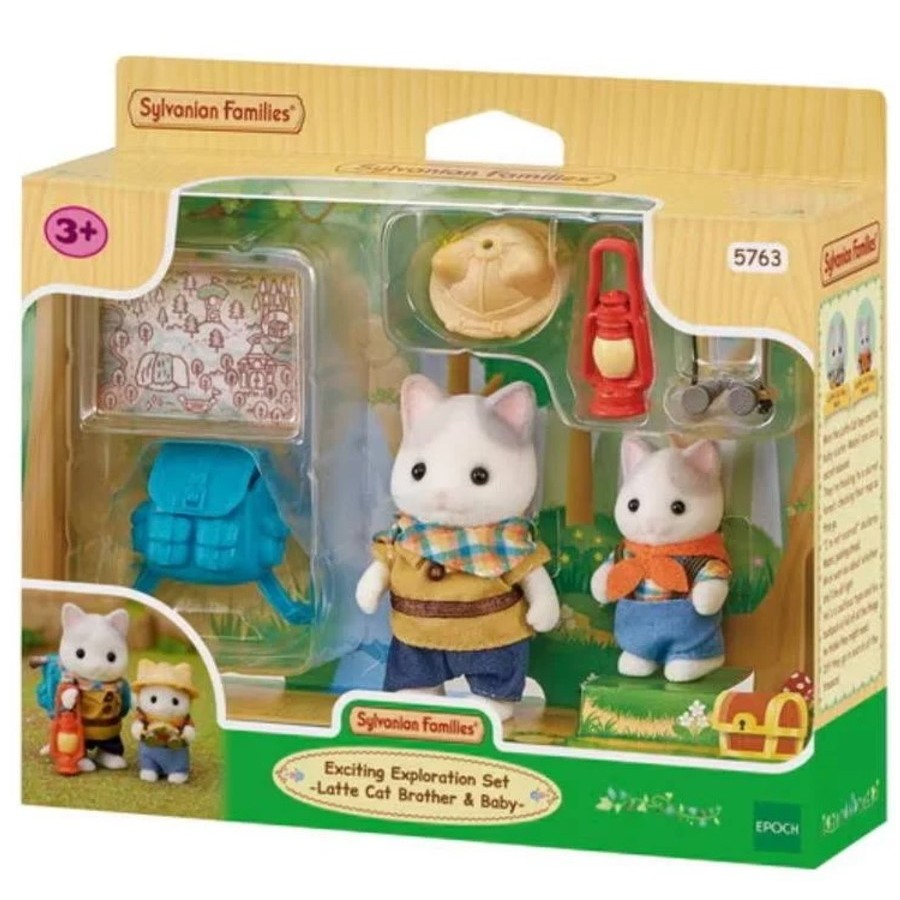 Sylvanian Families Exploração Irmão E Bebê Gato - Epoch em Oferta na Shopee