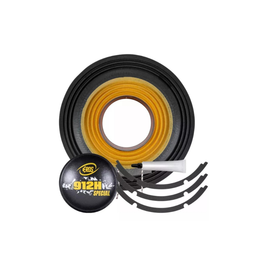 Kit Reparo Alto Falante Eros E-912 H 12 polegadas Original em Oferta na Shopee