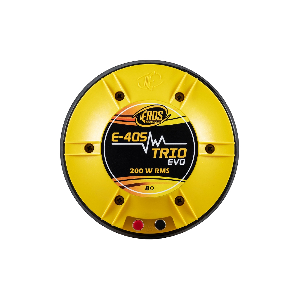 Driver Eros E-405 Trio EVO 200W Rms 8 Ohms Amarelo - Spare Parts and Accessories for Vehicles