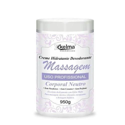 Creme Hidratante para Massagem Corporal Neutro 950g - Kelma
