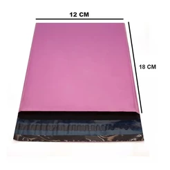 Envelope Plastico Segurança Coex Rosa 12x18 1000 U